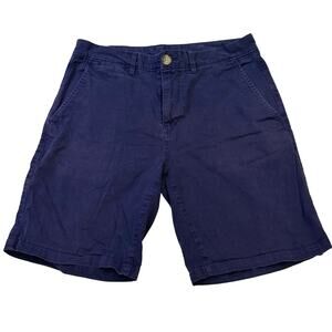 Johnnie-O Blue Chino Shorts sz 30 Flat Front Shorts
